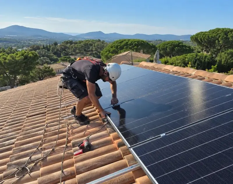 Installateur panneaux solaires Giroussens — pose photovoltaïque sur toiture
